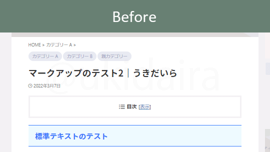 記事上部にライター紹介を表示させる前