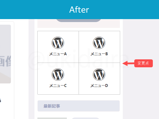 ボックスメニューの作成後