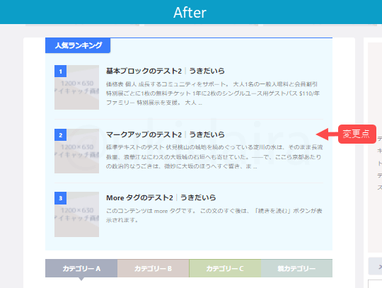 人気記事を作成した後
