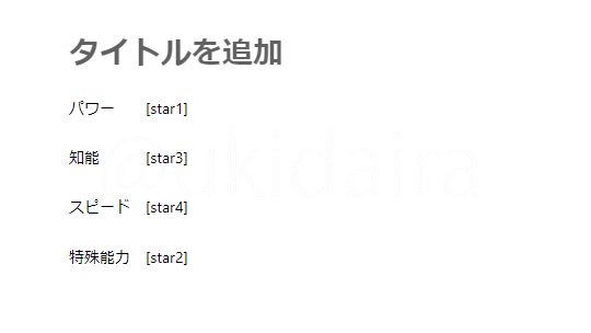 AFFINGER6で星を表示させる手順1